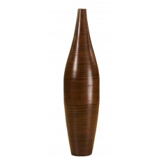 Bloomsbury Market Balderston Ellipse Bamboo Floor Vase GFCF1059